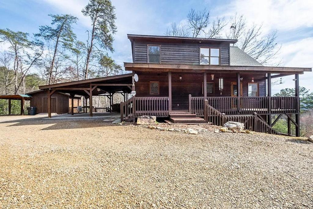 Mistletoe Cabin- Private Cabin W Views, Hottub, Pet Friendly Murphy Exterior foto